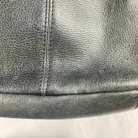 Vintage Fossil Crossbody Bag Purse Black Leather Small - Flawed - Picture 13 of 16